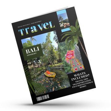 Bali Indonesia Travel Itinerary