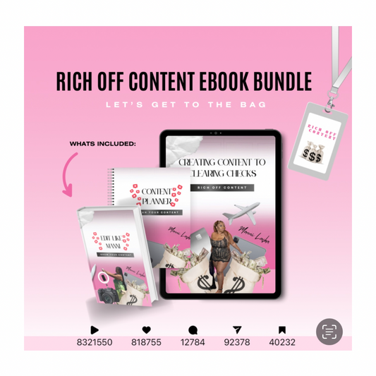 Rich Off Content  Bundle ( Videos Included)